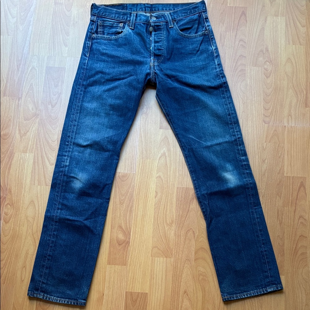 Levi's Dark Blue Straight Jeans